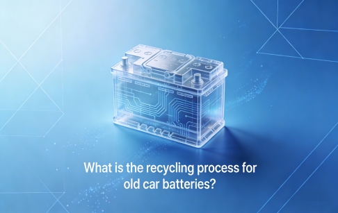 ¿Cuál es el proceso de reciclaje de baterías de automóvil usadas?