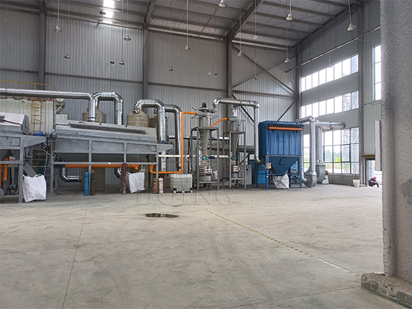 Máquina de reciclaje de baterías de litio