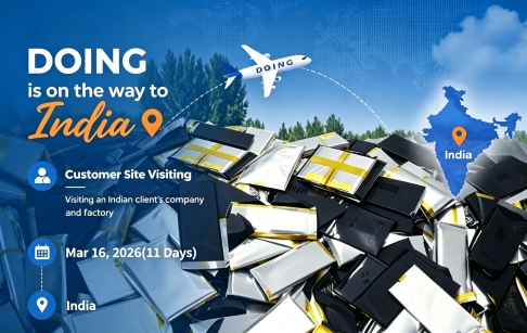 Visita al sitio del cliente (reciclaje de baterías solares y de litio)