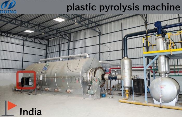 Planta de pirólisis de residuos de plástico