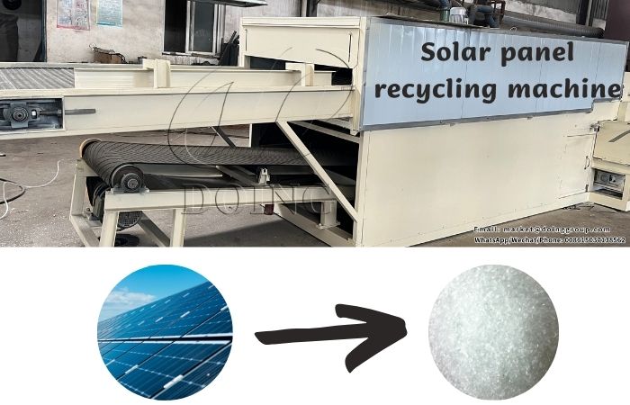 equipos de reciclaje de paneles solares