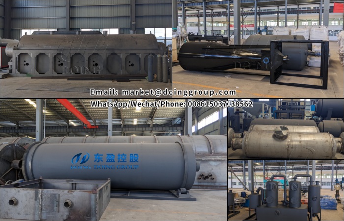 equipo de carbonización continua