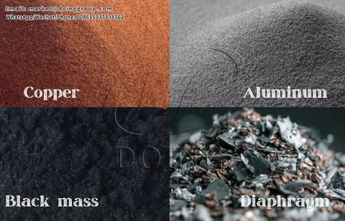 Línea de producción de reciclaje de baterías de vehículos de desecho