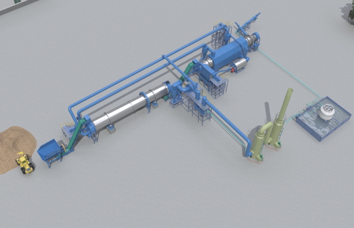 Equipo de carbonización continua