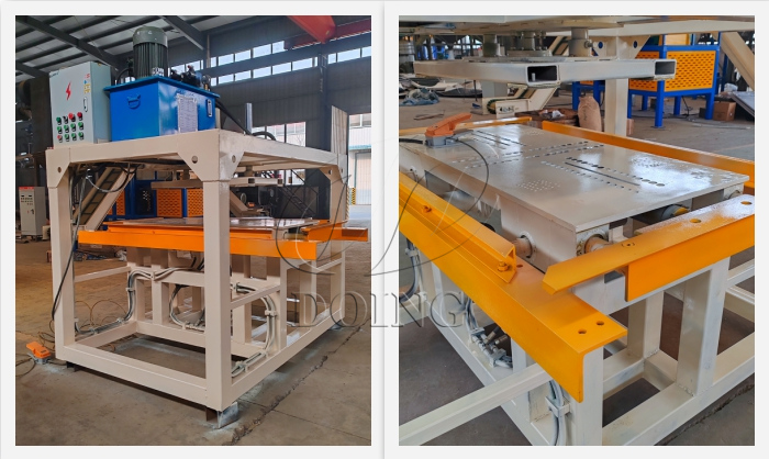 Máquina para la extracción del marco de aluminio de paneles fotovoltaicos