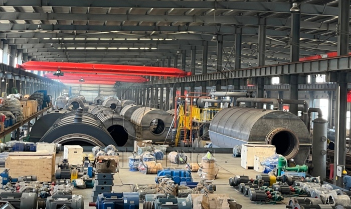 Máquina DOING de pirólisis y refinado de aceite de neumáticos a diésel