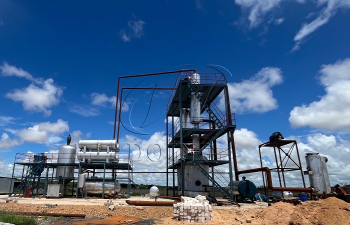 Planta de refinación de aceite usado de motor
