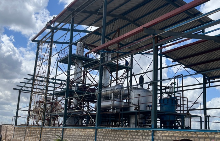 Planta de refinación de aceite usado de motor