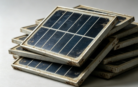 ¿Tienen algún valor los paneles solares de desecho?
